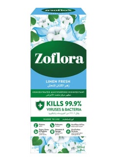 Zoflora Concentrated Multipurpose Disinfectant-Linen Fresh 500ml  - Image 2