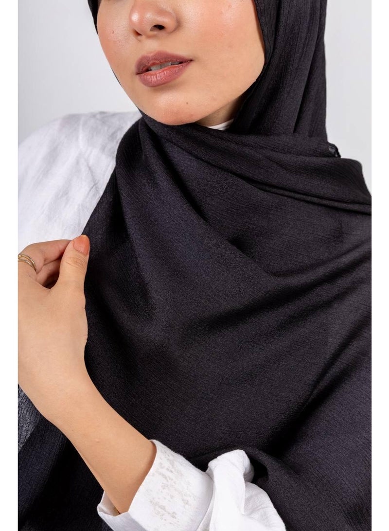 LA VELATA Dots Crinkle Chiffon Scarf - Image 1