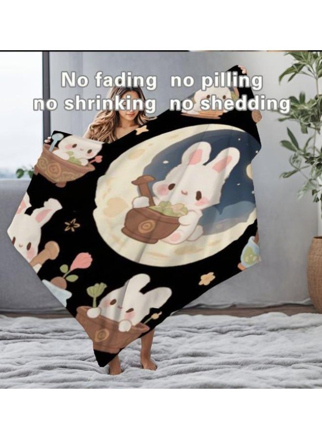 عام بطانية رقيقة من الفانيلا الكرتونية للأطفال والرضع (دافئة ومريحة، ومناسبة للنوم والألعاب) 70 سم * 100 سم - Image 3