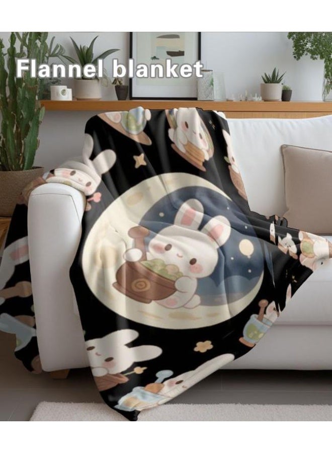 عام بطانية رقيقة من الفانيلا الكرتونية للأطفال والرضع (دافئة ومريحة، ومناسبة للنوم والألعاب) 70 سم * 100 سم - Image 4