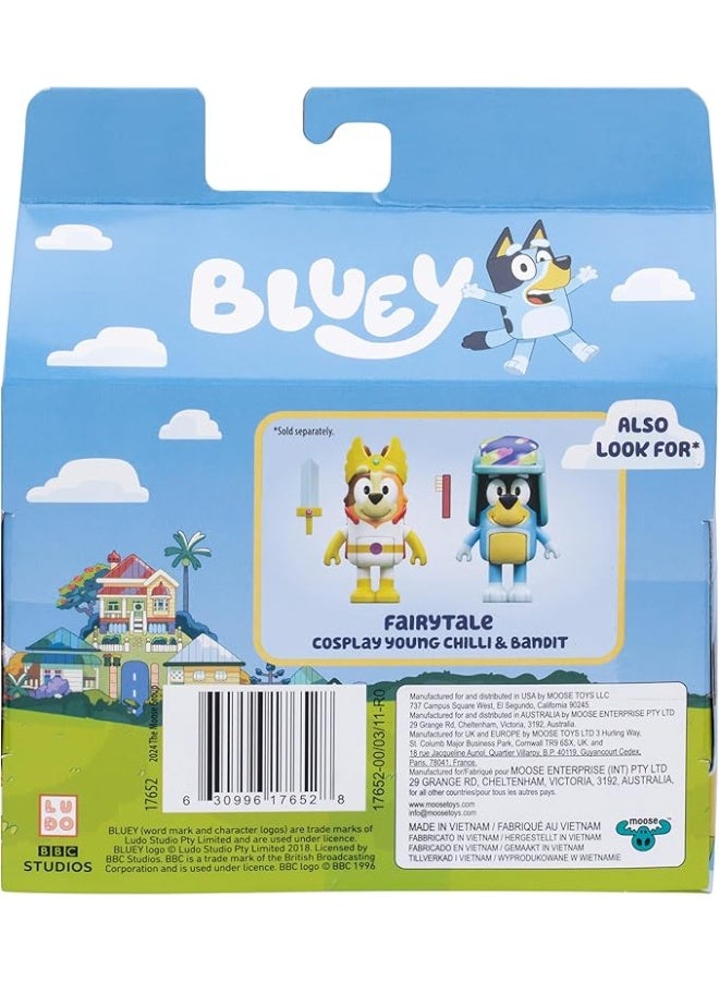 بلوي شخصيات بلووي حزمة من قطعتين – بدلة المفاجأة | 6.35 سم بلووي والجار تشاكي | ألعاب بلووي قابلة للتجميع للأطفال - Image 4