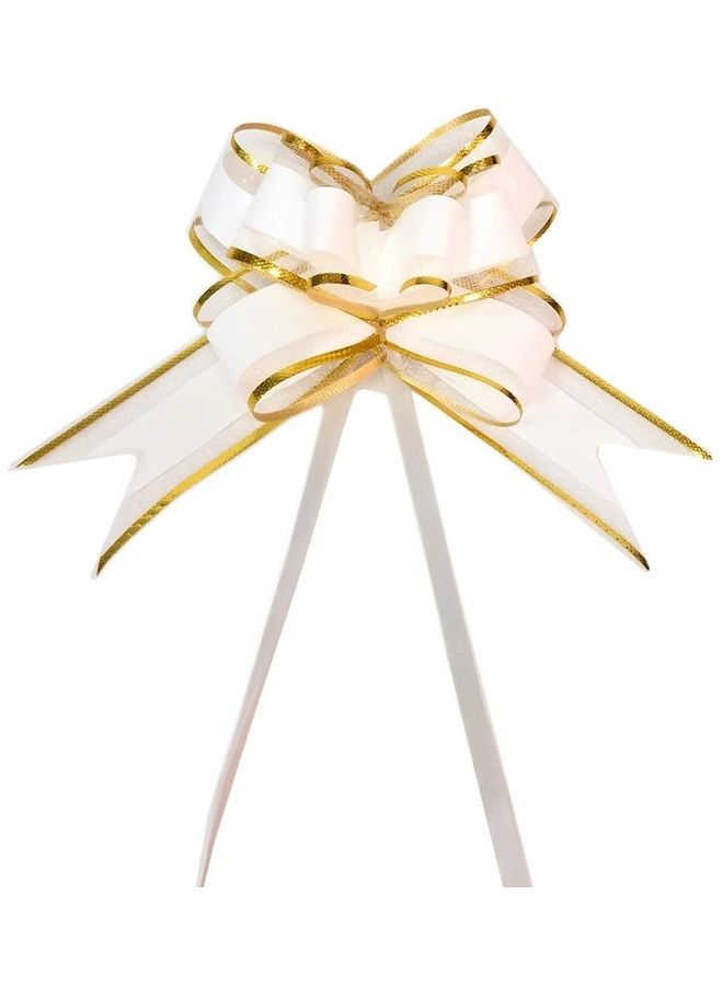 NIBEMINENT 100-Piece Pull Bow Gold/White - Image 2