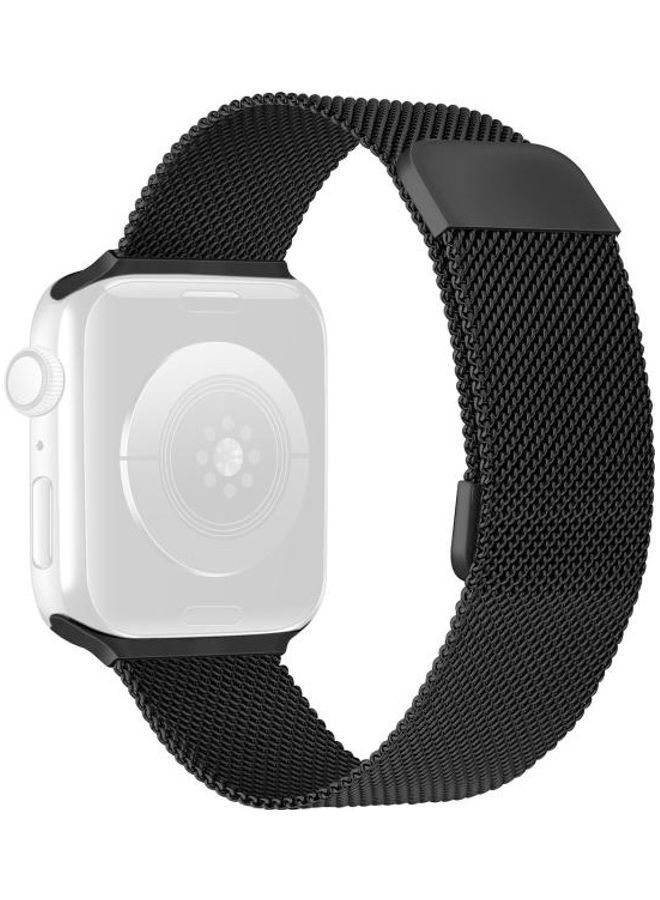 NIBEMINENT Magnetic Elasticity Replacement Strap Watchband Black - Image 1