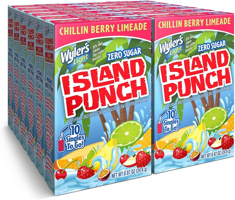 Wyler's Light Island Punch Singles - Chillin Berry Limeade - Image 1