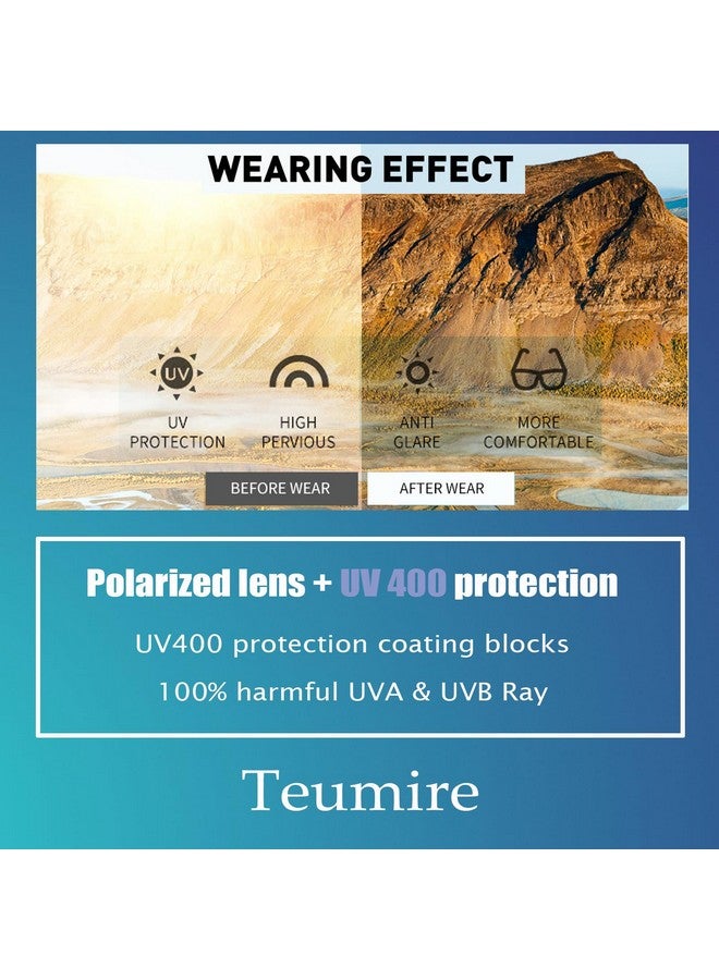 Teumire Trendy Round Polarized Sunglasses For Men Women Chunky Hippie Costume Sun Glasses 90S Circle Retro Style(Grey/Grey) - Image 5