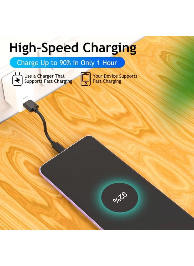 LDLrui - USB A to USB C 3.1/3.2 Gen 2 Cable 10Gbps Data Transfer (6inch/0.5FT), Short USB C SSD Cable with 60W QC 3.0 Fast Charging, Spare Cable for Samsung T7, SanDisk Extreme Portable SSD, Crucial X8, WD - Image 1