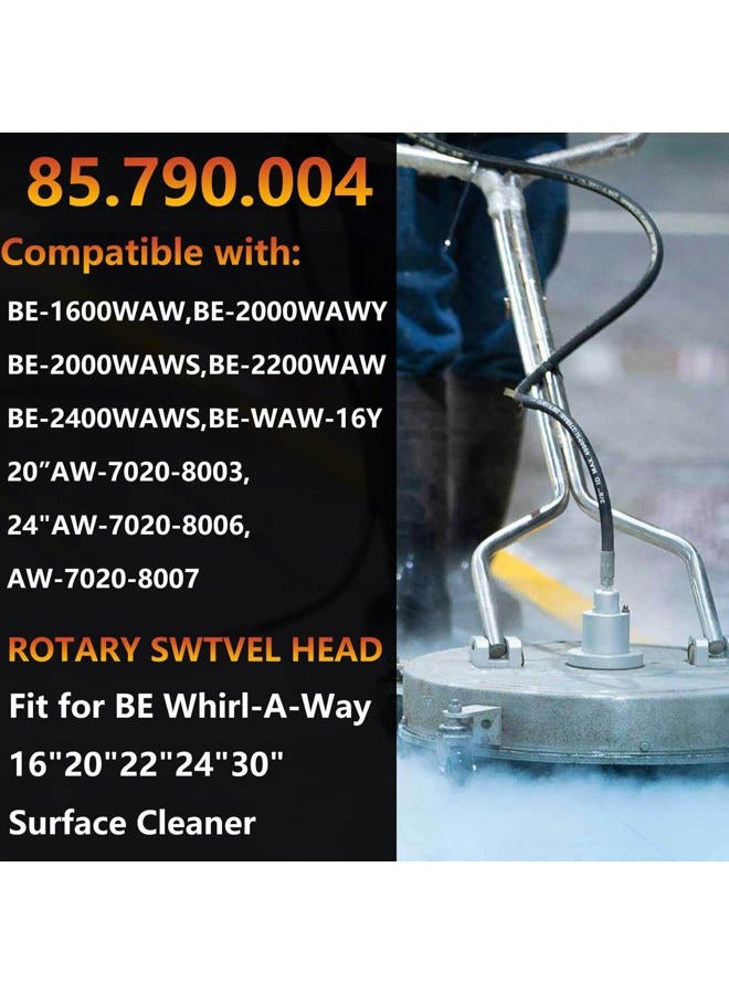 BSNOVT 85.790.004 Replacement Rotary Swivel Head,Fit for 16 in, 20 in, 22in, 24 in, 30in Surface Cleaner, Aluminum Surface Cleaner Swivel Head Use with Hot or Cold Water, 4000 PSI 8 GPM - Image 2