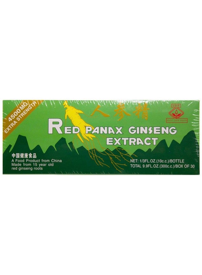 Global 20 Year Old Red Panax Ginseng Extract -Extra Strength- 10ml X 30 Bottles - Value Pack