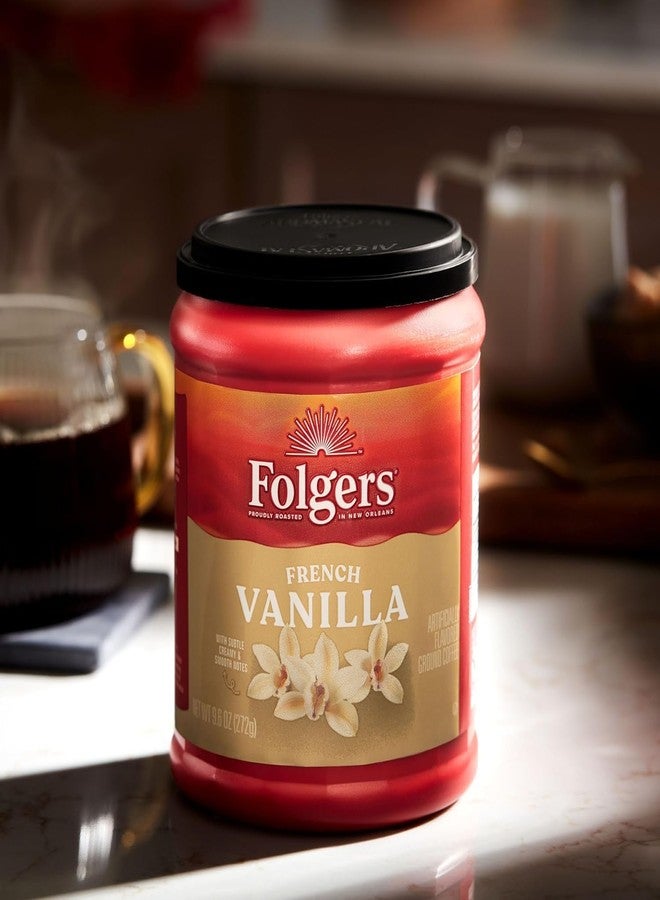 Folgers French Vanilla Ground Coffee, Smooth, Medium Roast Profile Combined With Sweet, Creamy Vanilla Notes 272g (Product Of USA) From DECADENT FOODS - Image 4