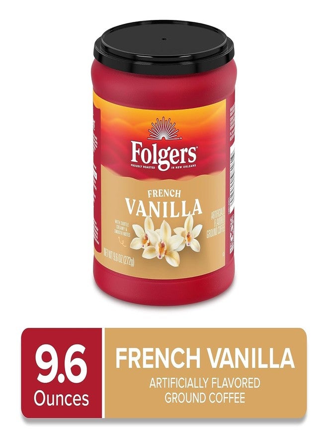 Folgers French Vanilla Ground Coffee, Smooth, Medium Roast Profile Combined With Sweet, Creamy Vanilla Notes 272g (Product Of USA) From DECADENT FOODS - Image 2
