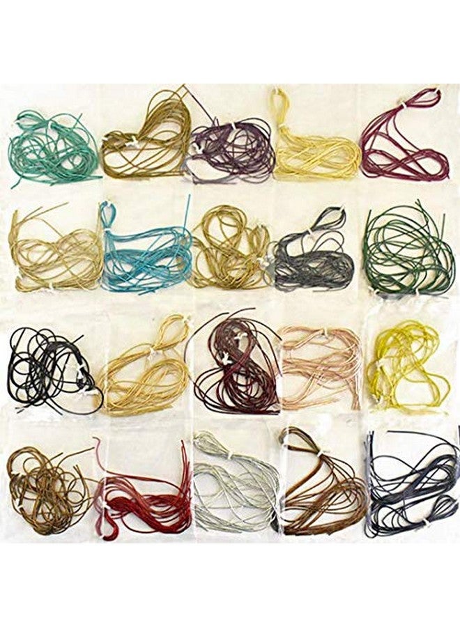 Embroiderymaterial 20 Style of French Wire for Embroidery and Jewelry Making 5Gram Each Total 100Gram - Image 1