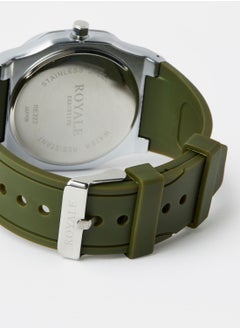 Royale Mega Round Shape Analog Wrist Watch RE222/15 - 40mm - Green  - Image 4