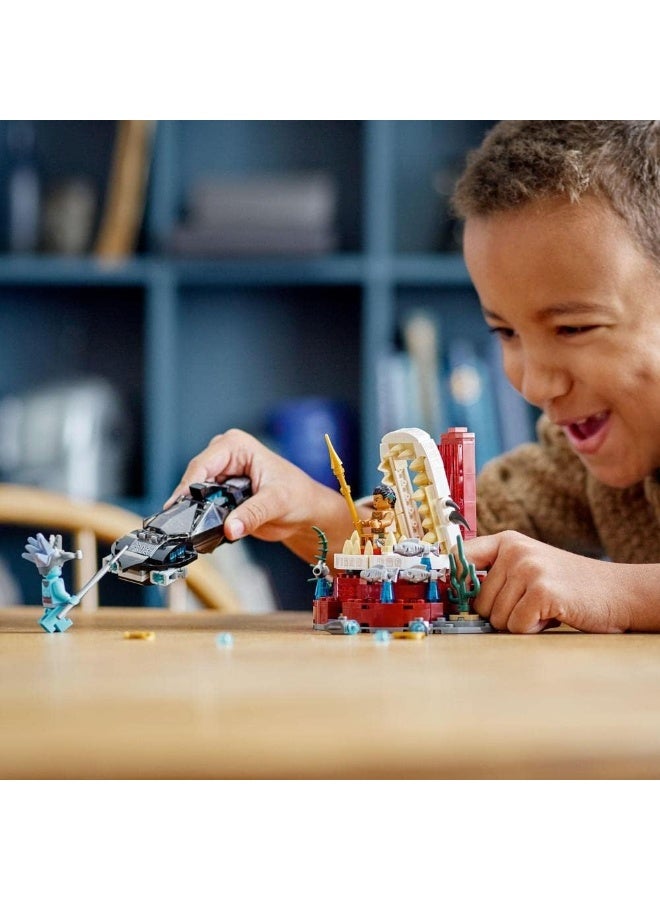 LEGO 76213 Marvel King Namor’s Throne Room, Black Panther Wakanda Forever Set with Submarine Toy for Kids, Boys & Girls Aged 7 Years Old, Underwater Super Heroes Adventure Gift Idea - Image 3