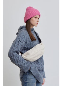 Manuka Hooded Braided Sweater Blue  - Image 3