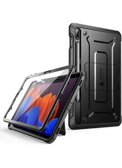 SUPCASE Unicorn Beetle Pro Series Case Designed for Samsung Galaxy Tab S8 (2022) / Galaxy Tab S7 (2020), with Built-in Screen Protector & S Pen Holder Full-Body Rugged Heavy Duty Case (Black)