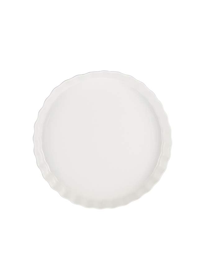 طبق كيش للخبز من إيسك باللون الأبيض - Image 2