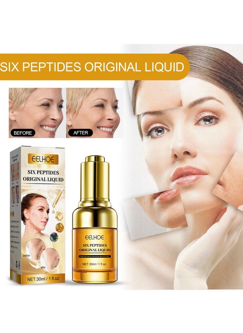 EELHOE 30ml Hexapeptide Facial Essence Anti-wrinkle Anti-aging Firming Moisturizing Serum Skin Care Pamper Your Skin Keep It Hydrated  - Image 1