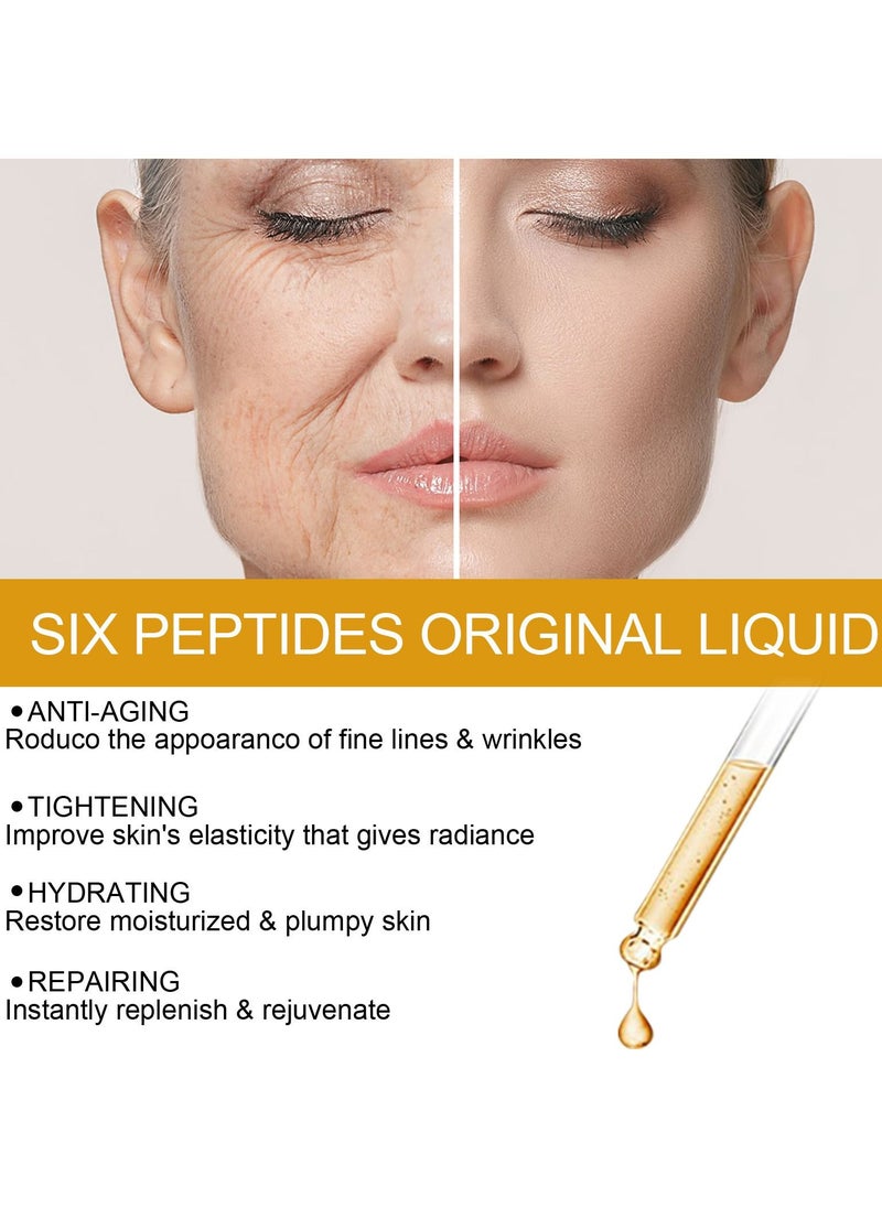 EELHOE 30ml Hexapeptide Facial Essence Anti-wrinkle Anti-aging Firming Moisturizing Serum Skin Care Pamper Your Skin Keep It Hydrated  - Image 3