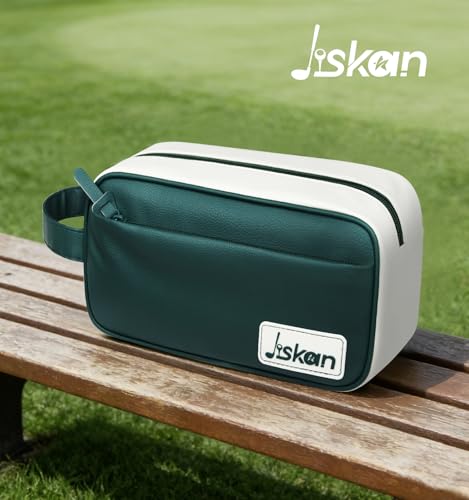 Jiskan Golf Pouch Bag for Men/Women, Pro Golf Valuables Accessories Organizer for Tees, Balls, Cash, Phone, Keys Etc, Essentials Golf Accessories Golf Gifts for Men/Women - Image 4