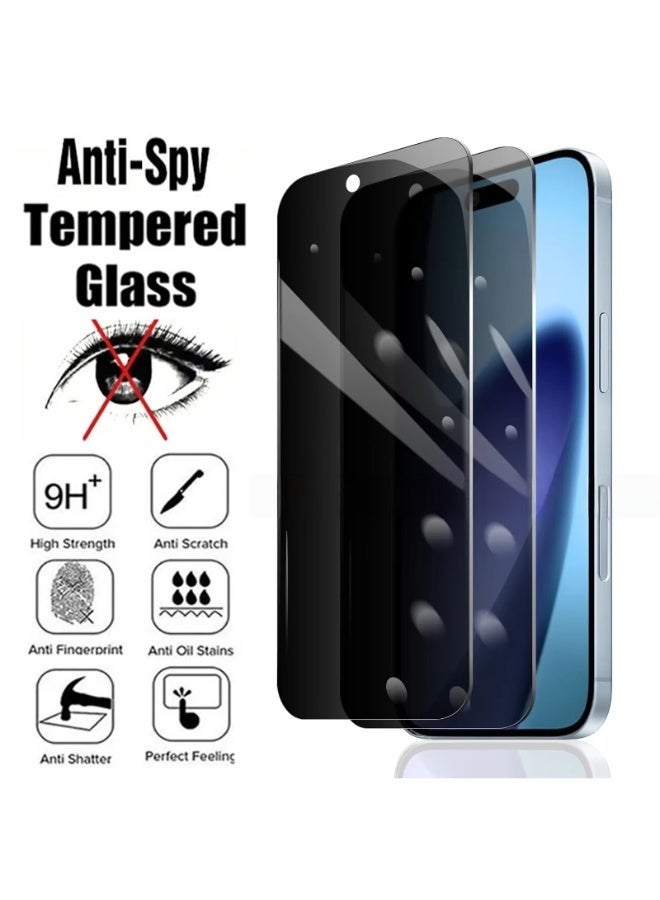 ZXING iPhone 17 Pro Max Privacy Tempered Glass Screen Protector 9H Hardness Full Coverage 28° Anti Peep Friendly High Sensitivity Touch Screen No Bubbles Anti Fingerprint Mobile Phone Film - Image 1