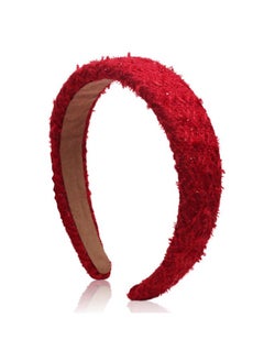 HOXIEYA Valentine'S Day Headband Heart Hairband Red Hair Hoop For Valentine'S Day Party Daily Wear Hair Accessories For Women Girls (Ared)  - Image 1
