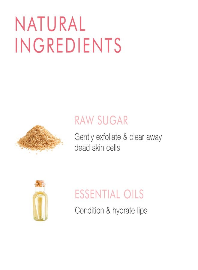 Beauty For Real Lip Revival, Spearmint - Exfoliating & Hydrating Sugar Lip Scrub - For Dry, Chapped or Lipstick-Stained Lips - With Essential Oils - Organic, Vegan - 0.15 oz - Image 3