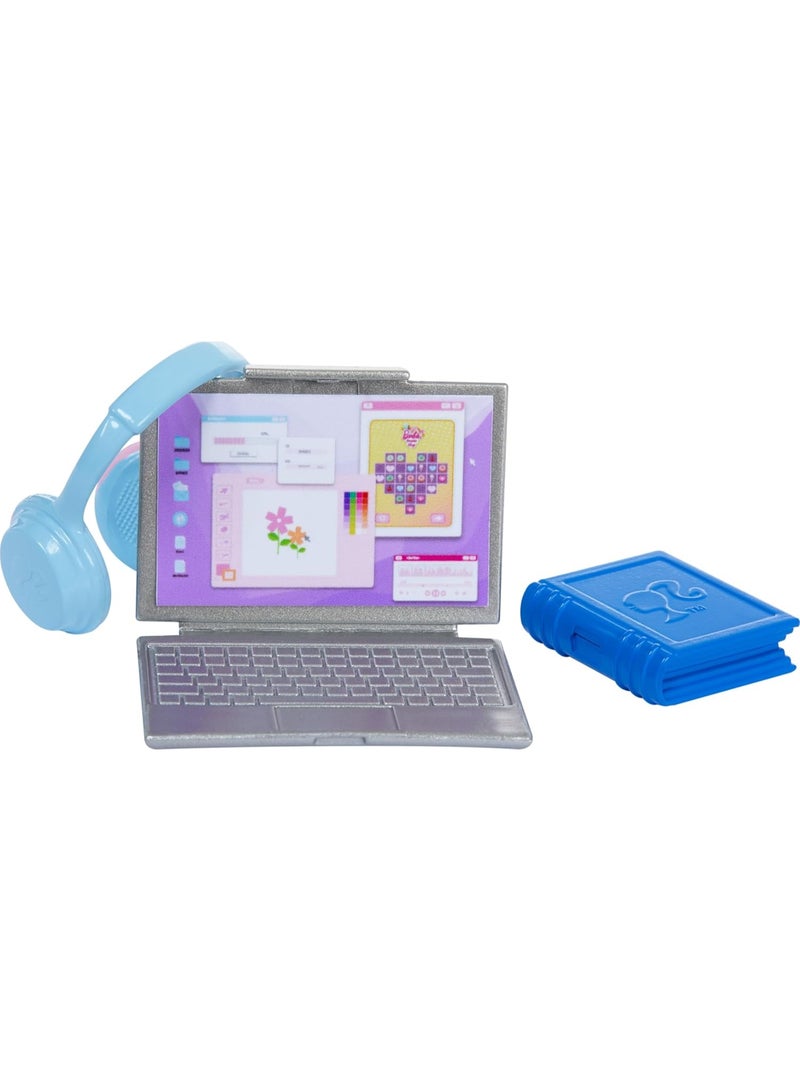 Barbie باربي أحب المدرسة دمية الموضة الشقراء مع مجموعة ملحقات - Image 5