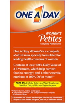 ONE A DAY Women'S Petite Multivitamins, 160 Count  - Image 4