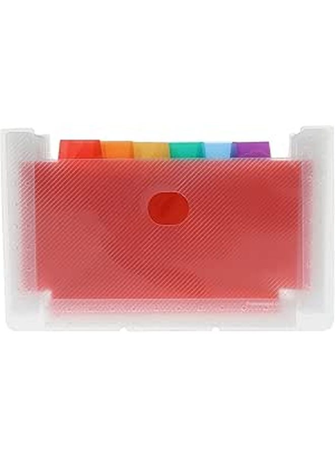 Multi Pocket Accordion File Folder Portable Transparent Design For Home School Office - Image 1
