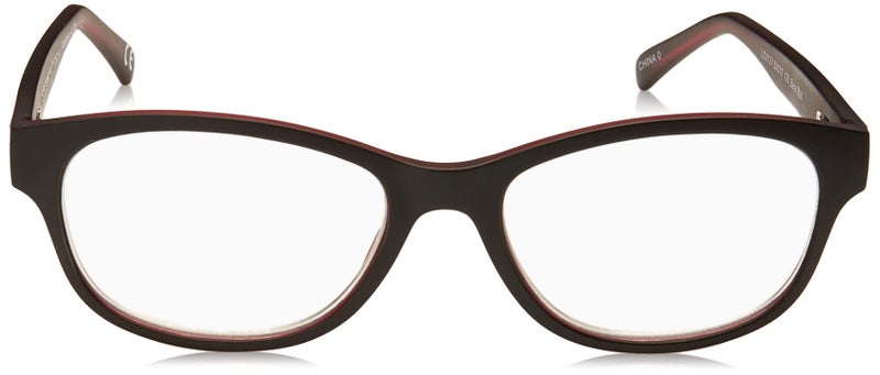 Foster Grant Women's Zera Multifocus Cat-Eye Reading Glasses, Black/Transparent, 53 mm + 2 - Image 2