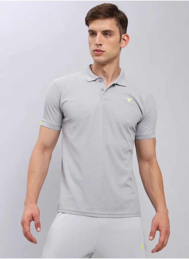 تكنوسبورت Technosport Solid Short Sleeve Polo T-Shirt