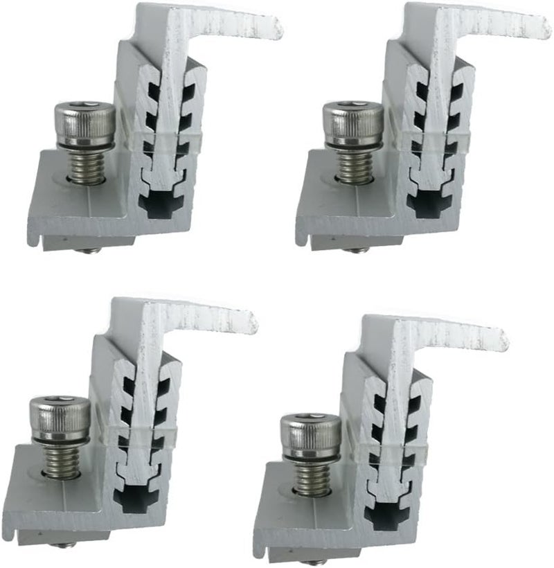 Smarkey Solar Panel Assembly Mounting Z Bracket Kits 4 Units Adjustable - Image 2