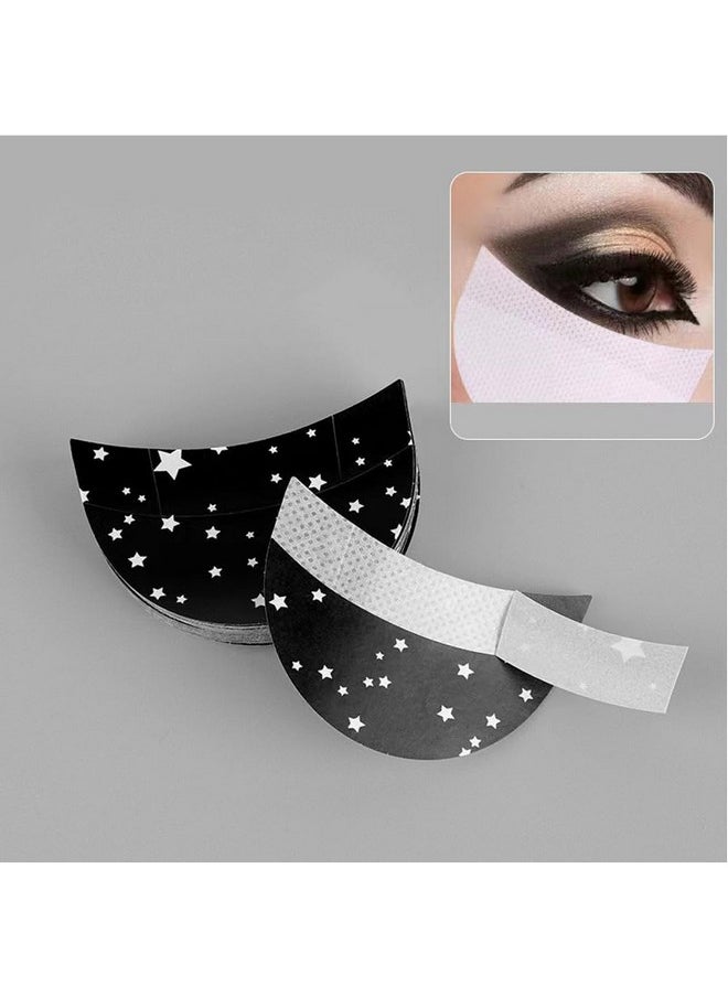 ForSewian ForSewian 100 Pcs Eye Shadow Shields, Professional Lint Free Eye Pad Under Patches, Makeup Eye Shadow Shields for Eye Makeup and Eyelash Extensions  - Image 2