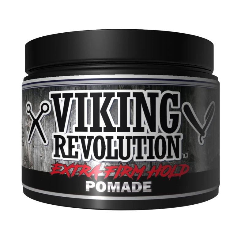 Viking Revolution بومادة فايكنغ ريفولوشن للثبات الشديد للرجال - لتصفيف وإنهاء شعرك - ثبات إضافي، قوي ولمعان عالي لدعم تصفيف الشعر للرجال - منتج للعناية بالرجال قائم على الماء وسهل الغسل، 4 أونصات - Image 5