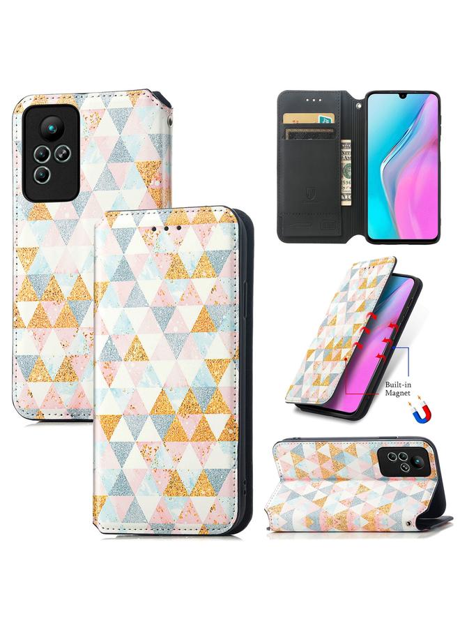 S-TOP Case For Infinix Note 11 CaseNeo Colorful Magnetic Leather Phone Case - Image 1
