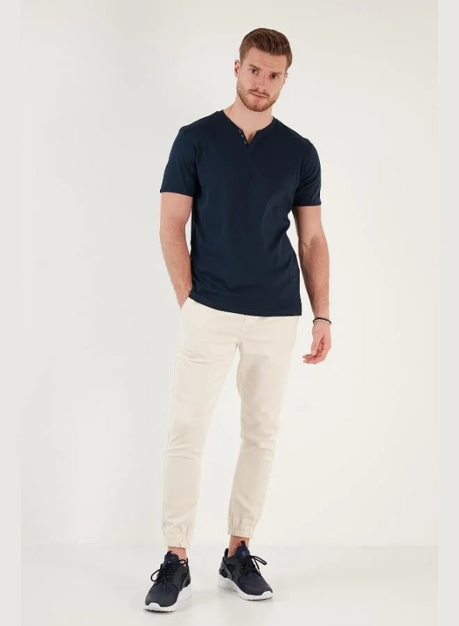 Buratti  Buratti Cotton Button Detailed Slim Fit V-Neck 3-Pack T-Shirt Men's T-SHIRT 5902122S3 for Men | Best Price UAE