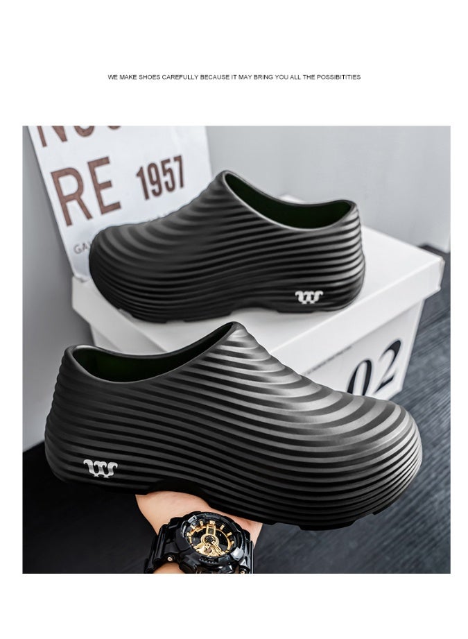 دبليو أحذية جراحية، أحذية طهاة، أحذية رجالية مغلقة بالكامل وجيدة التهوية، وأحذية واقية مناسبة للأطباء والممرضين والطهاة وعمال المختبرات. هذه الأحذية مانعة للانزلاق. - Image 4