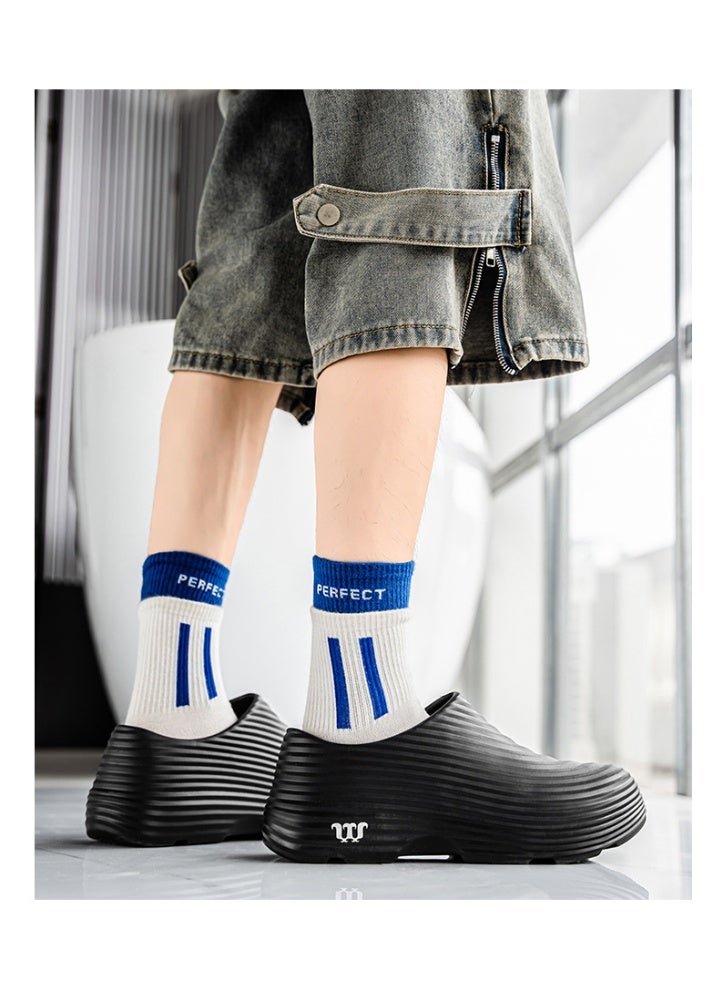 دبليو أحذية جراحية، أحذية طهاة، أحذية رجالية مغلقة بالكامل وجيدة التهوية، وأحذية واقية مناسبة للأطباء والممرضين والطهاة وعمال المختبرات. هذه الأحذية مانعة للانزلاق. - Image 3