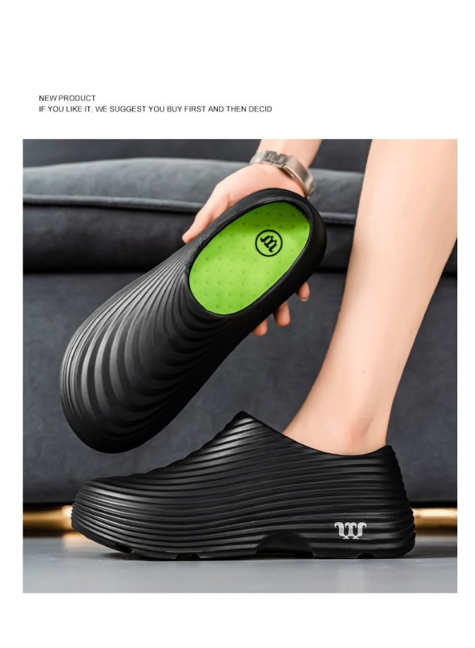 دبليو أحذية جراحية، أحذية طهاة، أحذية رجالية مغلقة بالكامل وجيدة التهوية، وأحذية واقية مناسبة للأطباء والممرضين والطهاة وعمال المختبرات. هذه الأحذية مانعة للانزلاق. - Image 5