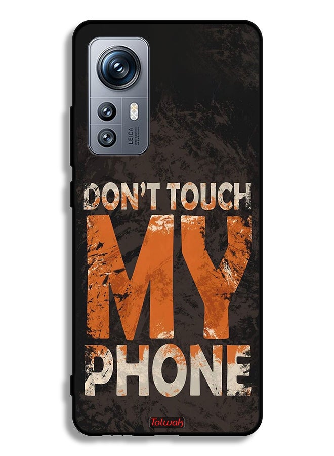 Tolwak Xiaomi 12S Protective Case Cover Do Not Touch My Phone - Image 2