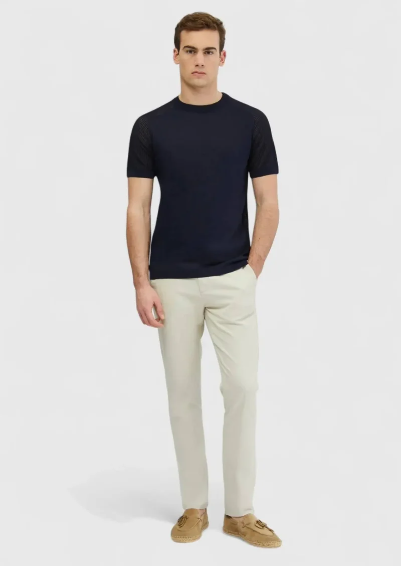 RAMSEY Navy Blue Knitwear