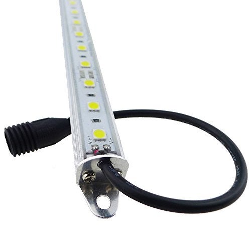 LEDENET 12" 18LEDs 5050 Blue 460nm Aquarium LED Strip Light for Fish Tanks - Waterproof Aluminum Lighting 12V DC Grow Bar Light - Image 3