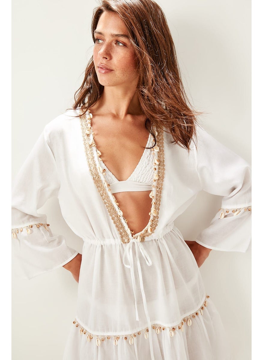 trendyol - Shell Detail Dress - Image 1