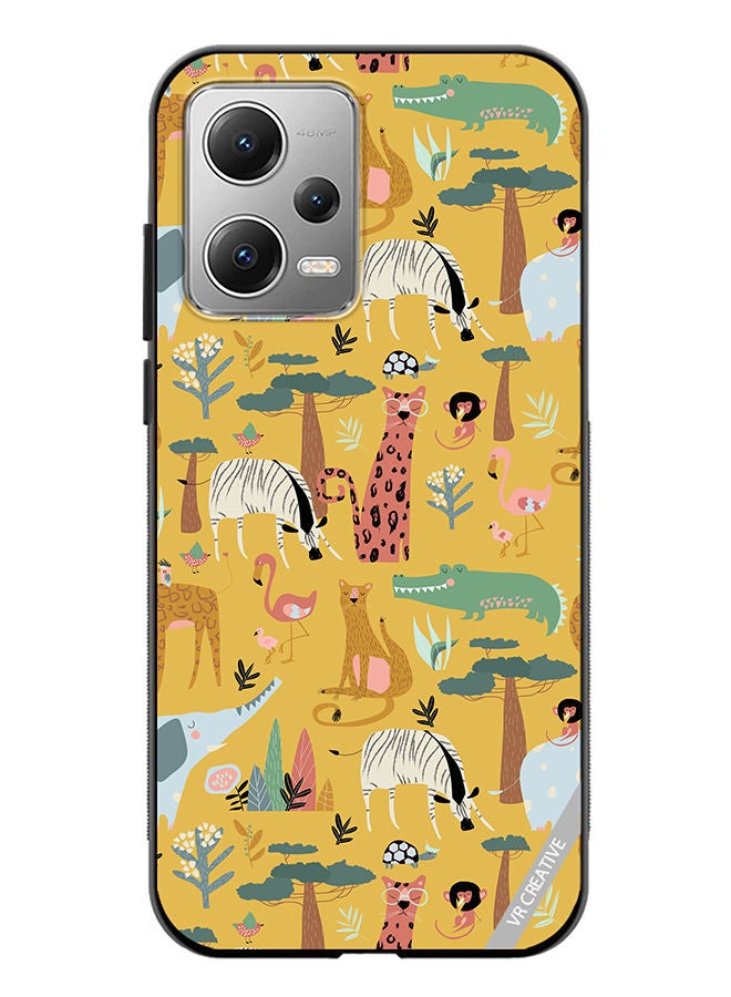 VR CREATIVE Protective Case Cover For Xiaomi Redmi Note 12 Animals In The Wild Design Multicolour - Image 1