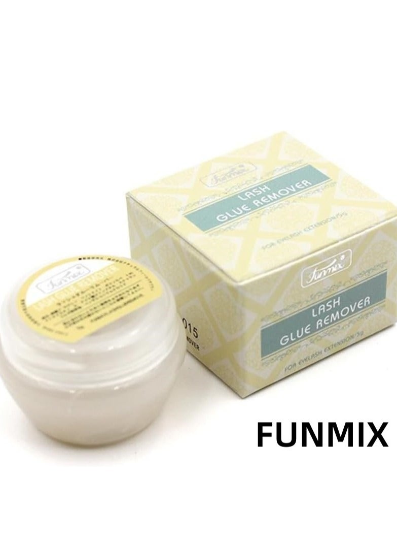 FUNMIX مزيل غراء الرموش، مزيل كريم لتمديد الرموش لصالونات التجميل 5غ - Image 1