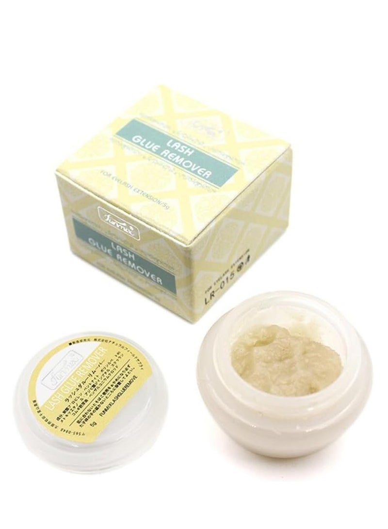 FUNMIX مزيل غراء الرموش، مزيل كريم لتمديد الرموش لصالونات التجميل 5غ - Image 4