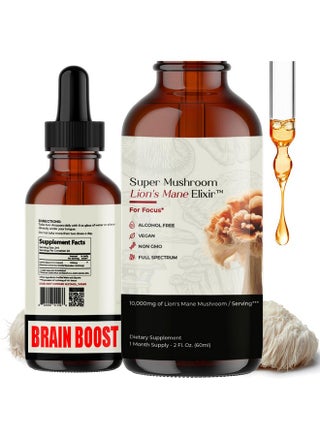 Auri Lion’s Mane Liquid Elixir - Brain Supplements for Memory and Focus with Functional Mushrooms - Lions Mane Supplement - Full Spectrum Lion's Mane Extract - No GMO, Vegan Mushroom Tincture - pzsku/Z2961C282B730C7AC4780Z/45/_/1735907997/0878fdab-aff7-43a2-9f33-f6a3ab762731