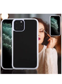 SYOSI Phone case For iPhone 11 Pro TPU + PC Skin-friendly Anti-Gravity Dropproof Protective Back Cover Simple and compact design, Nano adsorption mobile phone protective coverWhite  - Image 1
