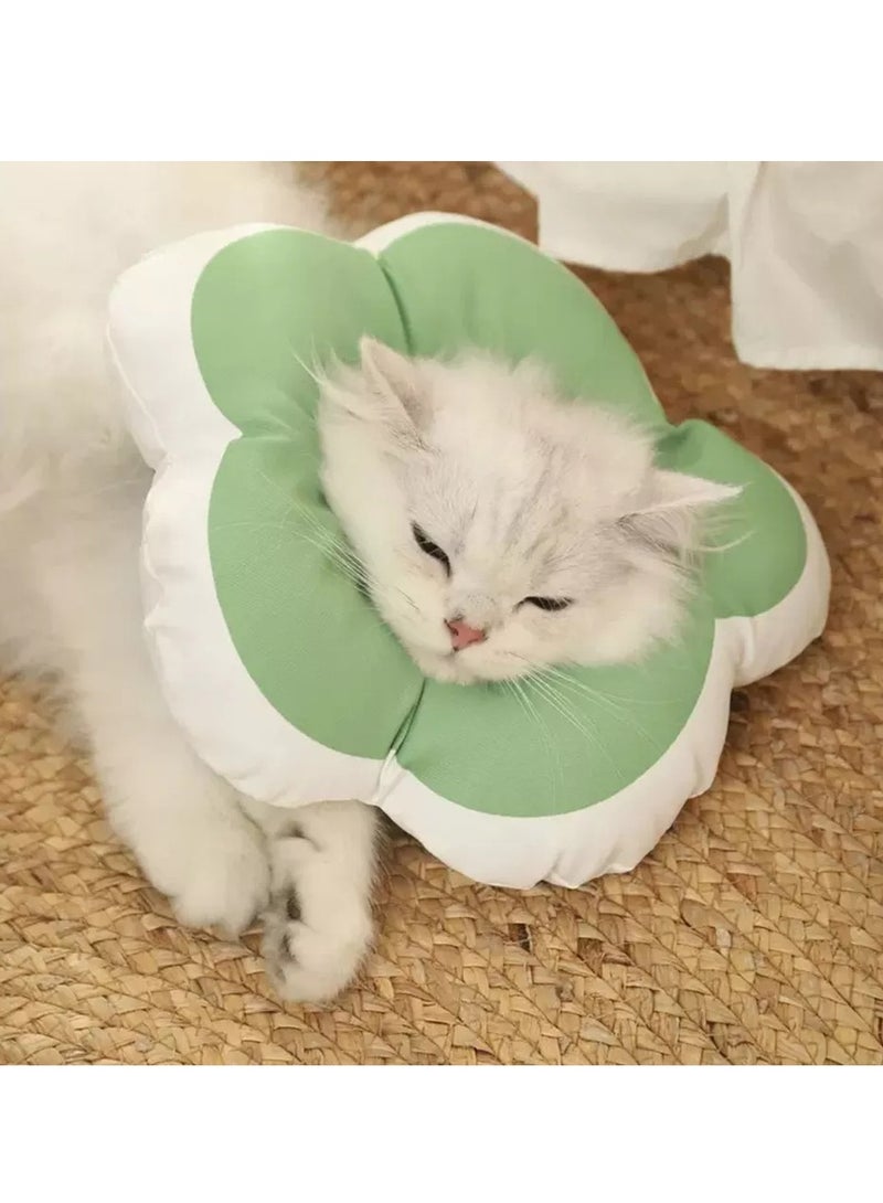 Generic Cat Cone Collar Waterproof and Soft Cone Collars for Cat Wound Healing Protective Cone After Surgery Elizabethan Collars for Kitten Pets  - Image 1