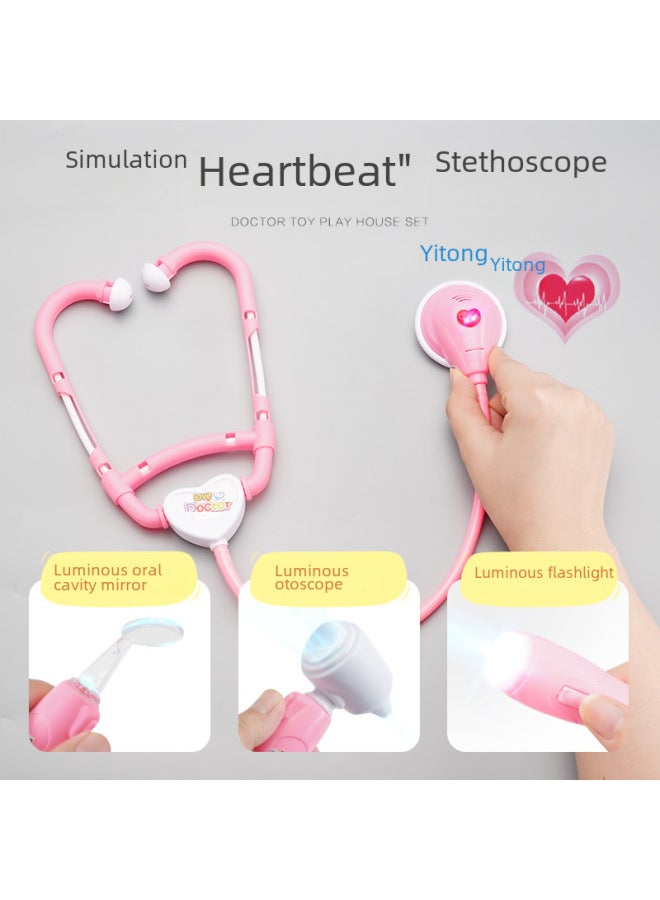 مجموعة ألعاب الطبيب الصغيرة للأطفال من Direct Supply صندوق حقن طبي للفتيات والممرضات والأولاد للعب في المنزل - اللون: صندوق تخزين المسحوق مجموعة مكونة من 48 قطعة 【تغليف التجارة الإلكترونية، صندوق غير ملون】】 - المواصفات: أضف 【مسحوق】 بدلة طبيب بأكمام طويلة قطعتين - Image 4